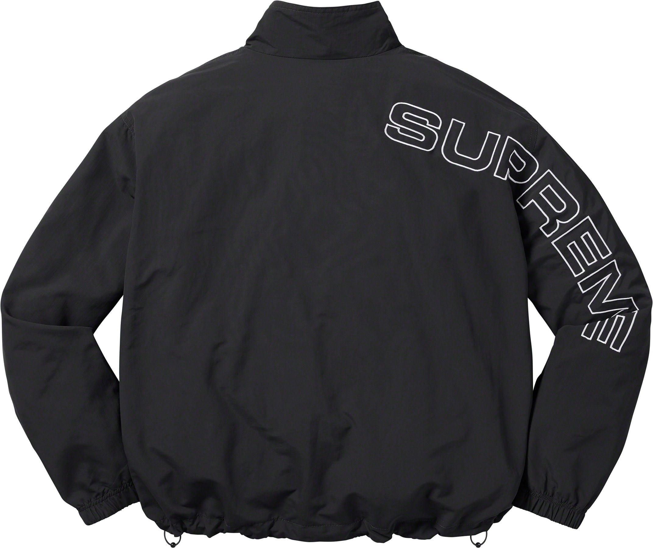 Spellout Embroidered Track Jacket view 7